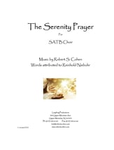 The Serenity Prayer SATB choral sheet music cover